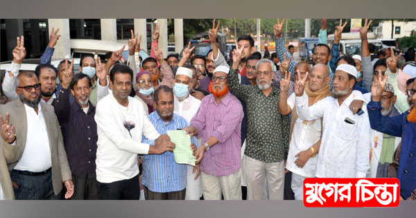 নাসিক ১৭নং ওয়ার্ডে কাউন্সিলর পদে মনোনয়নপত্র জমা দিলেন বাবু