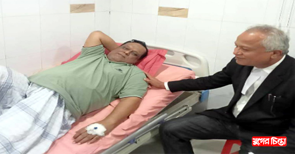 আরজু রহমান ভূঁইয়াকে দেখতে হাসপাতালে গেলেন এড. আনিসুর রহমান দিপু