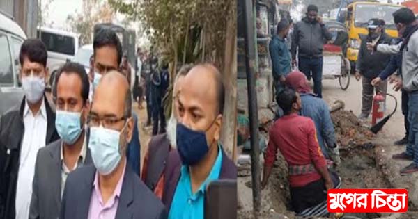 বন্দরে অবৈধ গ্যাস সংযোগ  বিচ্ছিন্ন, গ্রেফতার ৩