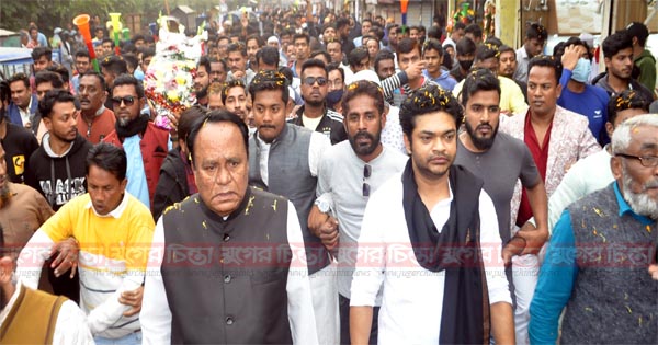 নাসিক ১৬নং ওয়ার্ডে রিয়াদ হাসানের ব্যাপক গণসংযোগ
