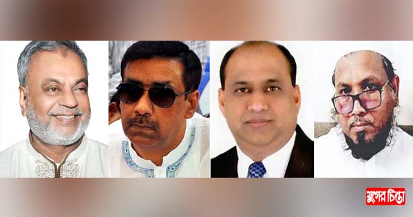 শ্যেন দৃষ্টিতে তাকিয়ে চার নেতা
