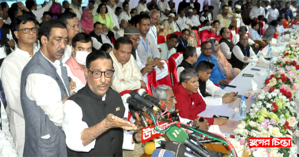তত্ত্বাবধায়কের স্বপ্ন ভুলে যান, রাজপথে&nbsp;মোকাবিলা হবে:ওবায়দুল কাদের