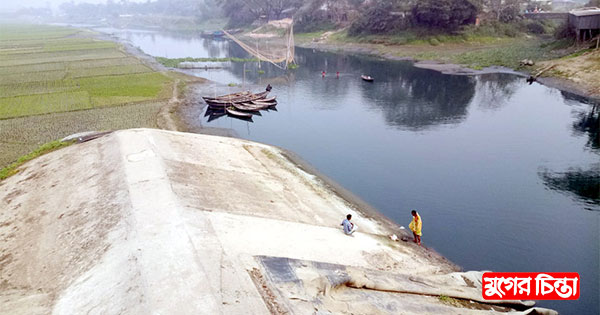 রাবার ড্যাম স্থাপনের তিন বছর পরেই নষ্ট, ব্যাহত হচ্ছে ধান চাষ