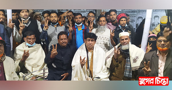 ফতুল্লায় চেয়ারম্যান প্রার্থী হোসেনের পক্ষে গণজোয়ার