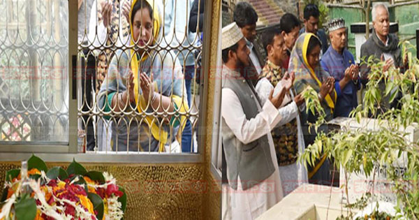 প্রতীক বরাদ্দের পর বাবা-মা-সামসুজ্জোহার কবর জিয়ারত করলেন আইভী