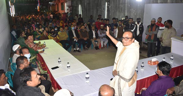 ১১নং ওয়ার্ড এম সার্কাস এলাকাবাসীর পূর্ন সমর্থন পেলেন সেলিম আহমেদ