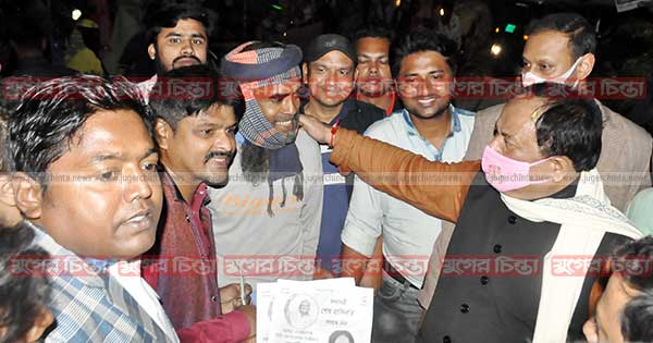 নৌকার পক্ষে কেন্দ্রীয় সেচ্ছাসেবকলীগ,জেলার সেচ্ছাসেবকলীগের প্রচার