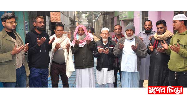 গাবতলীর লুৎফর রহমান সড়কের আরসিসি ঢালাই উদ্বোধন