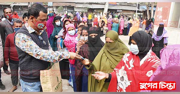 করোনা হাসপাতালে শকুর সুরক্ষা সামগ্রী বিতরণ