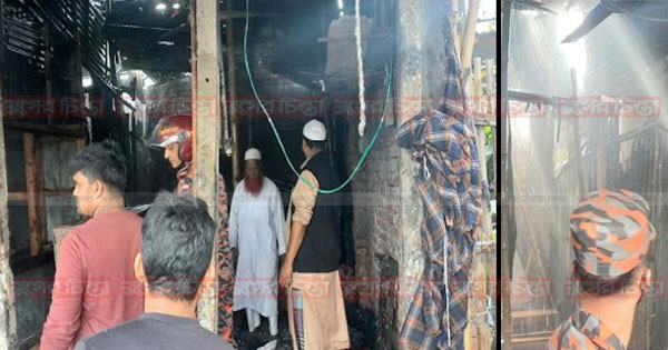 ফতুল্লায় অগ্নিকাণ্ডে দুই দোকান পুড়ে ছাই