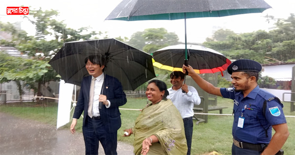 জাপান রাষ্ট্রদূতের সাথে মেয়র ডা.সেলিনা হায়াৎ আইভীর সৌজন্য সাক্ষাৎ
