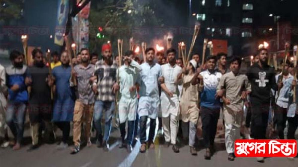 এনসিপির মশাল মিছিল দেখে যুবকের ‘জয় বাংলা’ স্লোগান