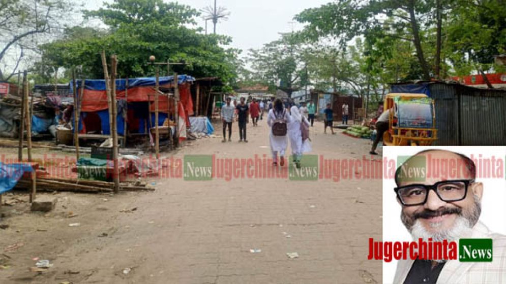 নবীগঞ্জ গুদারাঘাটে হকার উচ্ছেদ চাননা ‘আমরা নারায়ণগঞ্জবাসী’র বদরুল
