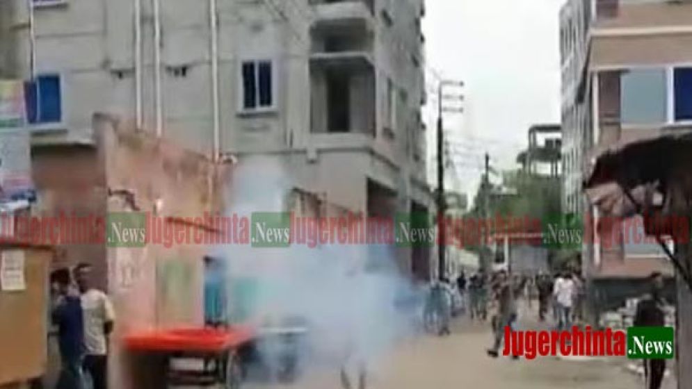 ফতুল্লায় ঝুট ব্যবসার দখল নিয়ে বিএনপির দুই পক্ষের সংঘর্ষ, ২জন গুলিবিদ্ধ