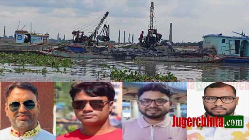 অবৈধভাবে নদীর মাটি কাটছে বিএনপির সিন্ডিকেট